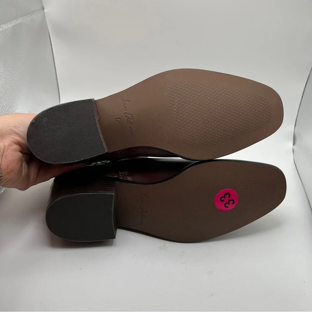 NWOB Sam Edelman Women's Brawley Ankle Bootie size 6 brown - Picture 9 of 10